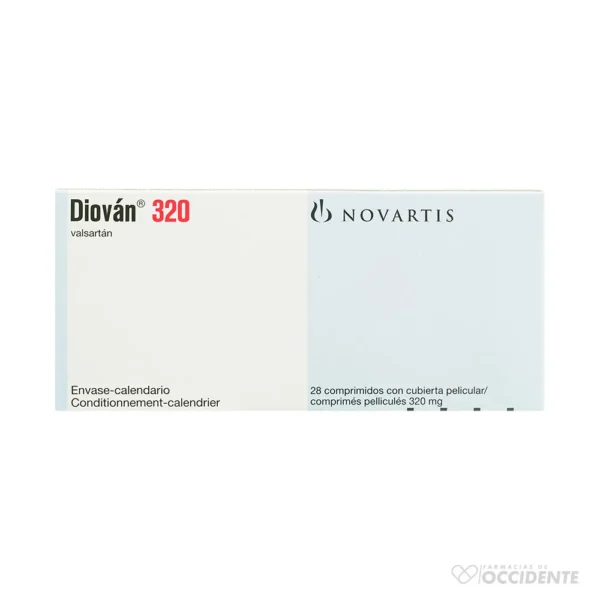 DIOVAN FCT TABLETAS 320MG X 28