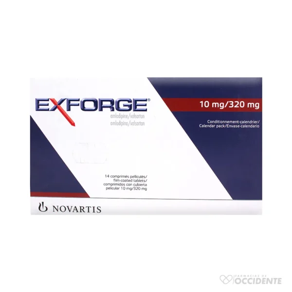 EXFORGE COMPRIMIDOS 10/320MG x 14