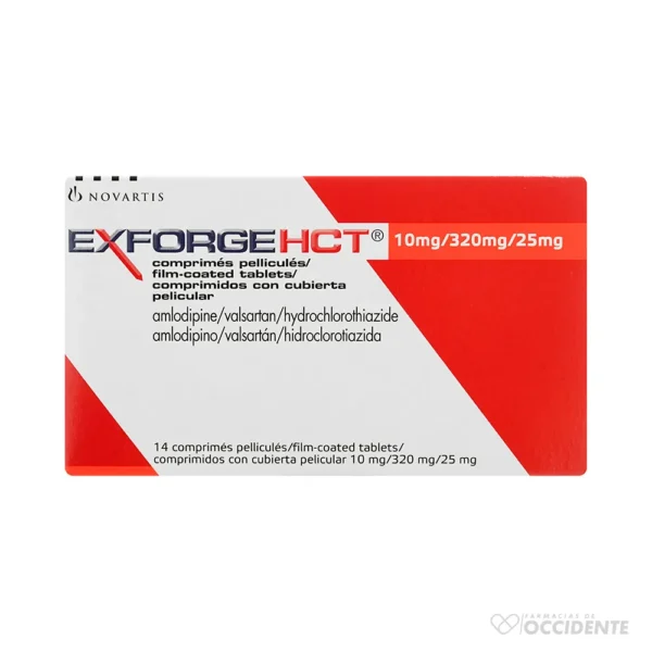 EXFORGE HCT COMPRIMIDOS 10/320/25MG x 14
