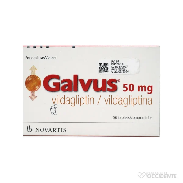 GALVUS COMPRIMIDOS 50MG X 56