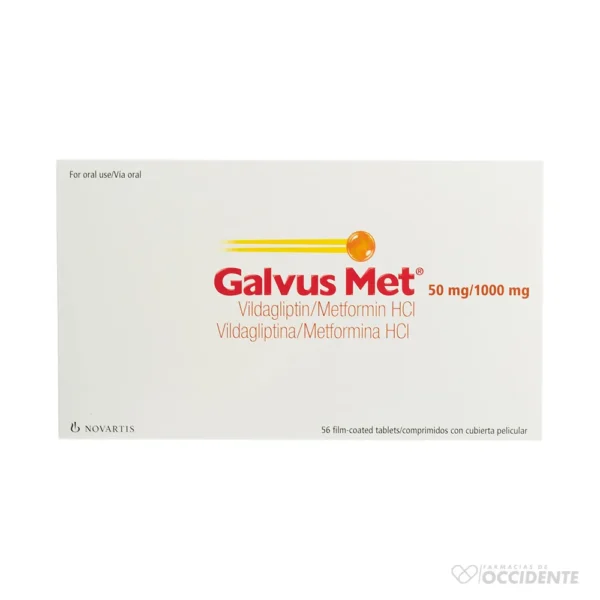 GALVUS MET COMPRIMIDOS 50/1000MG x 56