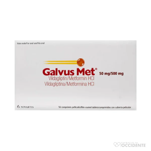 GALVUS MET COMPRIMIDOS 50/500MG X 56