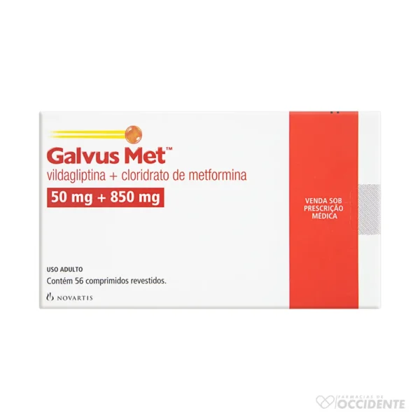 GALVUS MET COMPRIMIDOS 50/850MG X 56