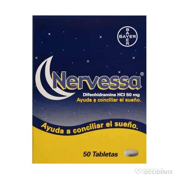 NERVESSA PASTILLAS X UNIDAD CAJA 50