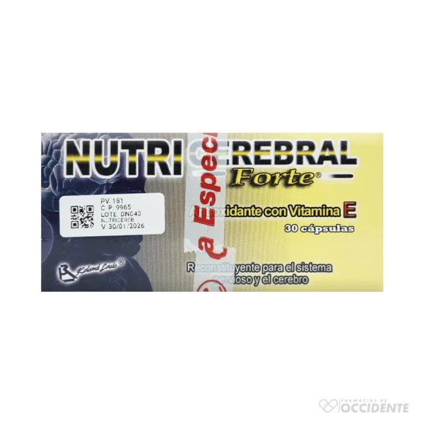 NUTRICEREBRAL FORTE CAPSULAS X 30