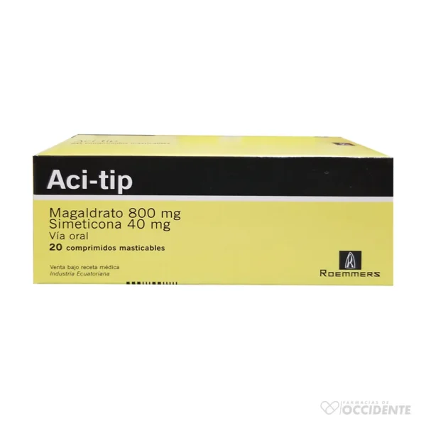 ACI-TIP COMPS 800 MG X 20 COMPRIMIDOS