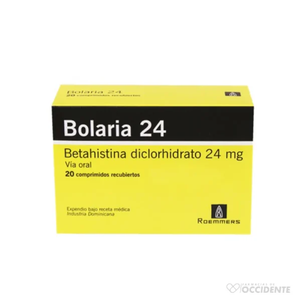 BOLARIA 24 MG X 20 COMPRIMIDOS