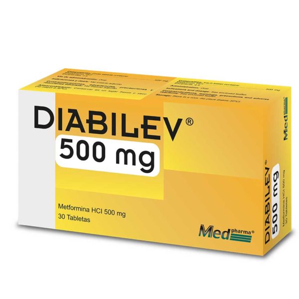 DIABILEV TABLETAS 500MG X 30