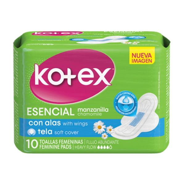 KOTEX ESENCIAL NORMAL MANZ X 10