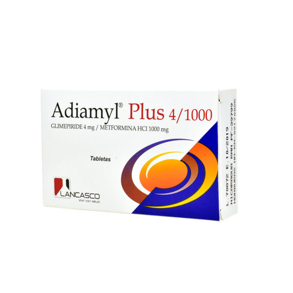 ADIAMYL PLUS TABLETAS 4MG/1000 X 30