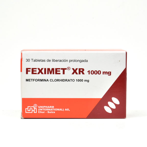 FEXIMET XR TABLETAS 1000MG X 30