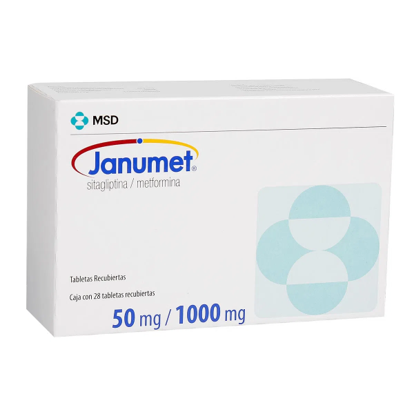 JANUMET COMPRIMIDOS 50/1000MG X 56